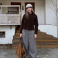 Plaid Patchwork Loose Pants CYE0085