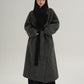 Scarf Design Long Wool Coat SRS0409