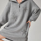 Half-Zip Sweatshirt Dress FER0388