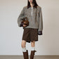 Wool Blend Tweed Jacket SUY0024