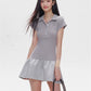 Polo Rib Knit Dress AMO0002