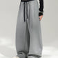 Layered Design Wide Sweatpants ACS0391