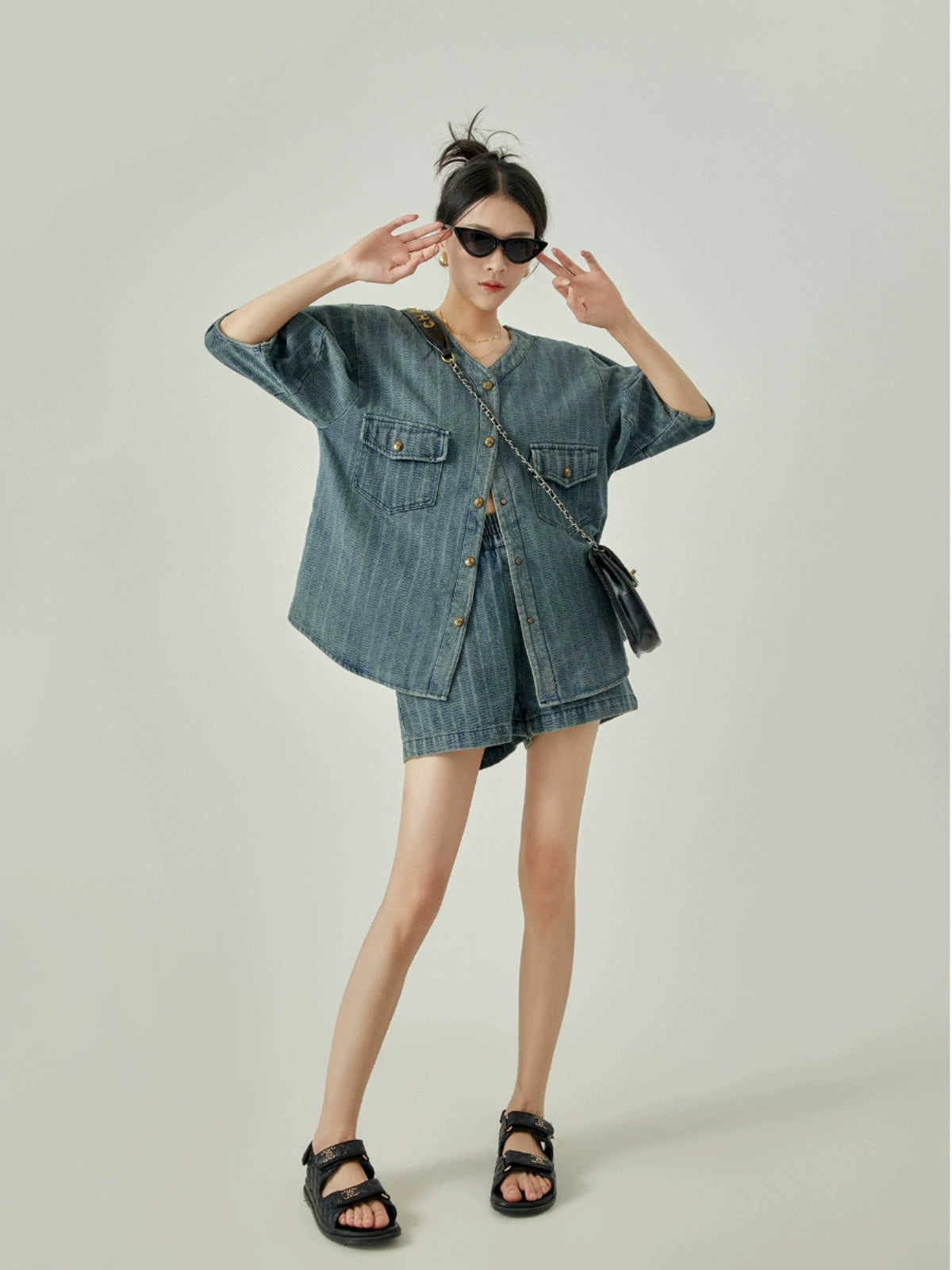 Luxury Denim Tops / Denim Pants LLA0065