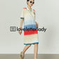 Border Cherry Polo Dress LLA0187