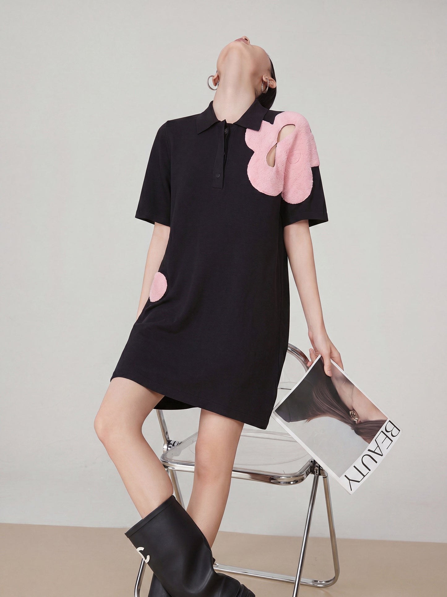 Daisy Polo Shirt Mini Dress FER0349