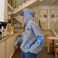 Star Hoodie Knit Jacket CYE0094