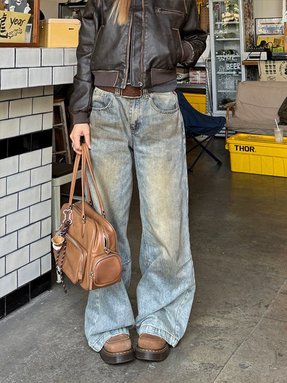 Vintage Loose Wide Denim Pants CYE0013