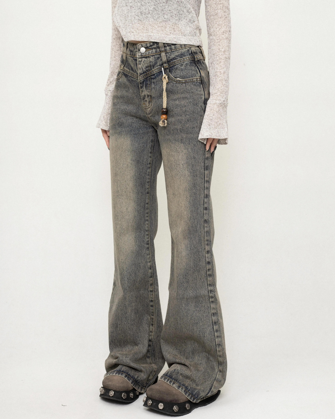 Vintage Flared Denim Pants ZRS0018