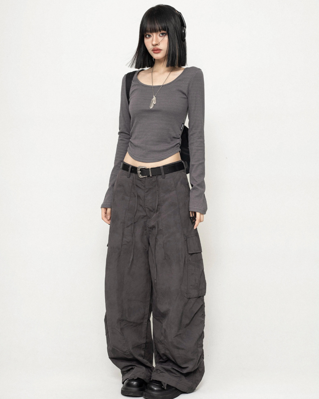 Wide Cargo Pants ZRS0003