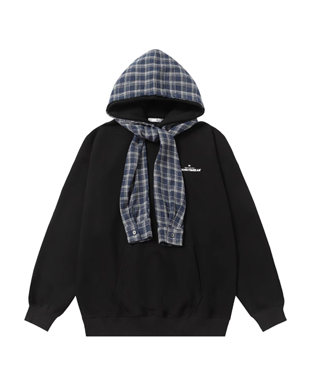 Layered Style Pullover Hoodie HGX0029