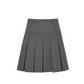 Middle pleated skirt IMO0046