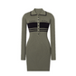 Polo Rib Knit Mini Dress IMO0039
