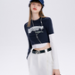 Fake Two Piece Contrast Color T-Shirt MLD0019