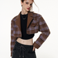 Plaid Panel Jacket VSE0003