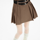 Double Waist Pleated Skirt MLD0022