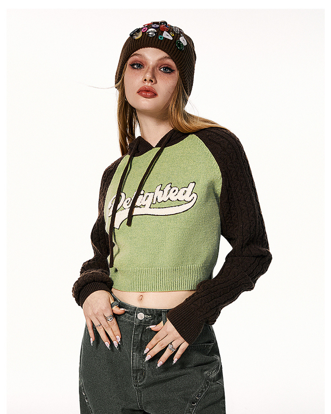 College Style Short Sweater IMO0001