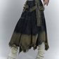 Gradient Vintage Denim Skirt NOR0030