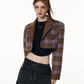 Plaid Panel Jacket VSE0003