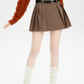 Double Waist Pleated Skirt MLD0022