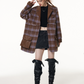 Plaid Panel Jacket VSE0003
