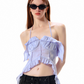 Ruffled Neck Short Camisole VSE0039