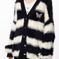 Stripe Lazy Knit Cardigan ZZF0092