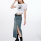 Side Split Long Denim Skirt ZZF0073