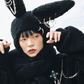 Little Rabbit Plush Scarf Hat CRC0092