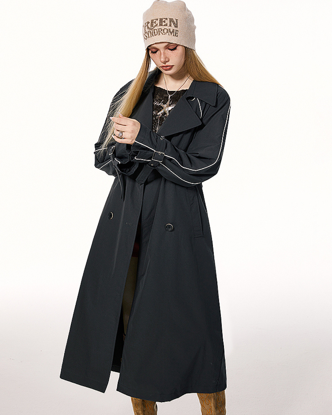 Casual Long Coat IMO0053