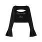 Sheer Graphic Long Sleeve Shirt EIT0008