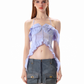 Ruffled Neck Short Camisole VSE0039