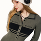Polo Rib Knit Mini Dress IMO0039