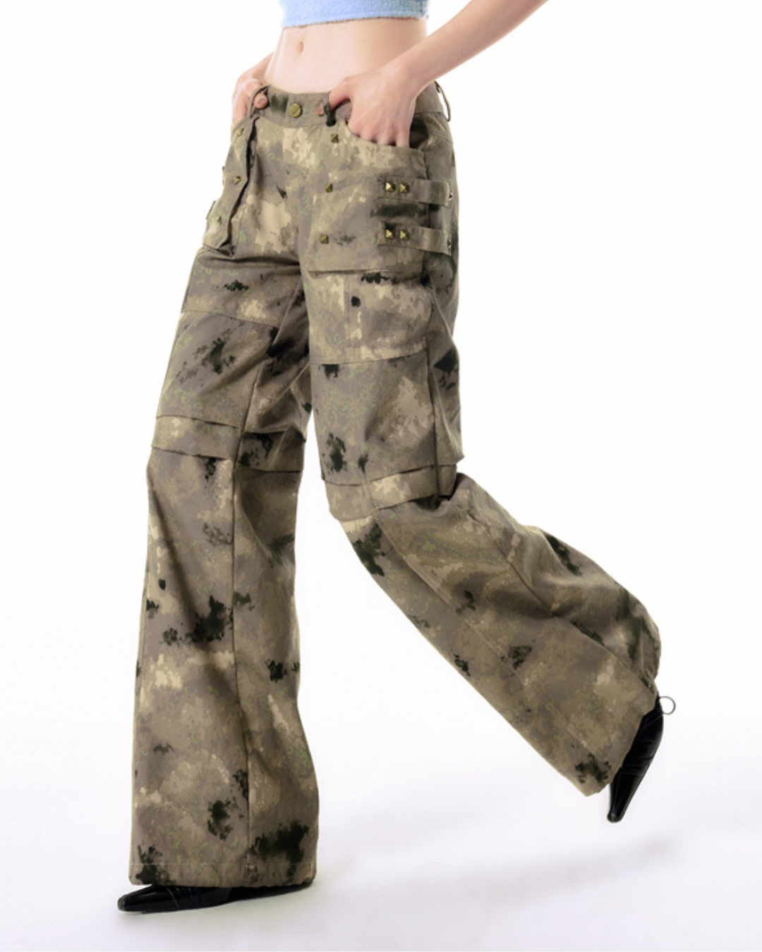 Loose Camouflage Wide Pants VSE0038