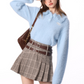 Lazy Tassel Polo Collar Sweater ZZF0032