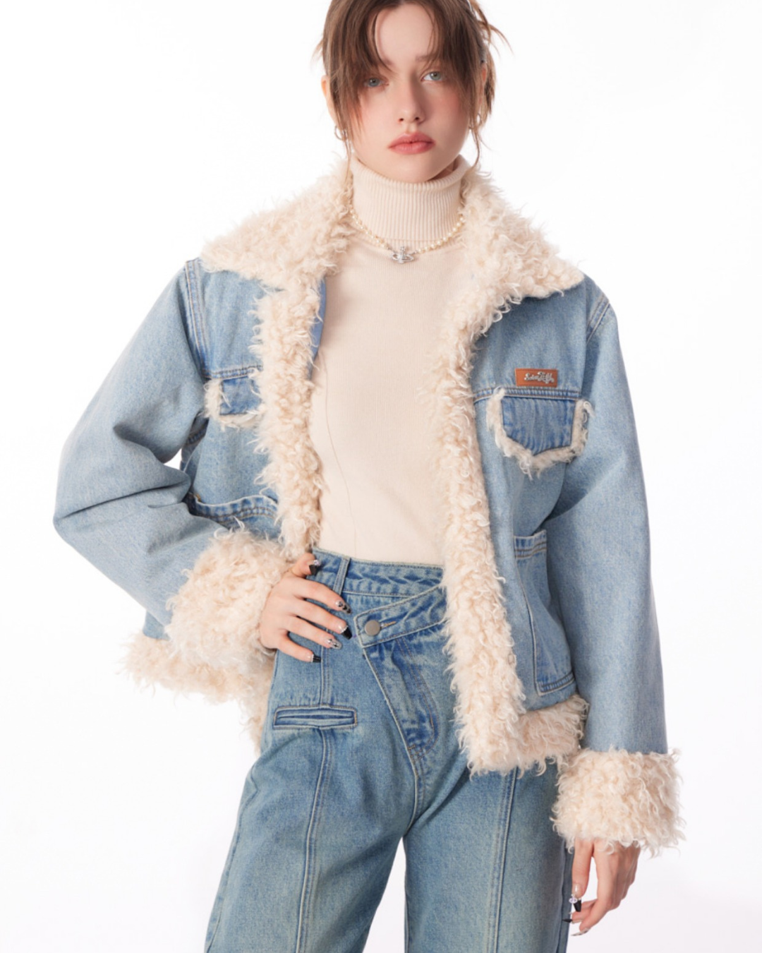 Thick Cotton Denim Coat ZZF0053