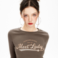 Printed Logo Long Sleeve T-Shirt MLD0016