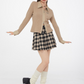 American Retro Checkered Skirt ZZF0055