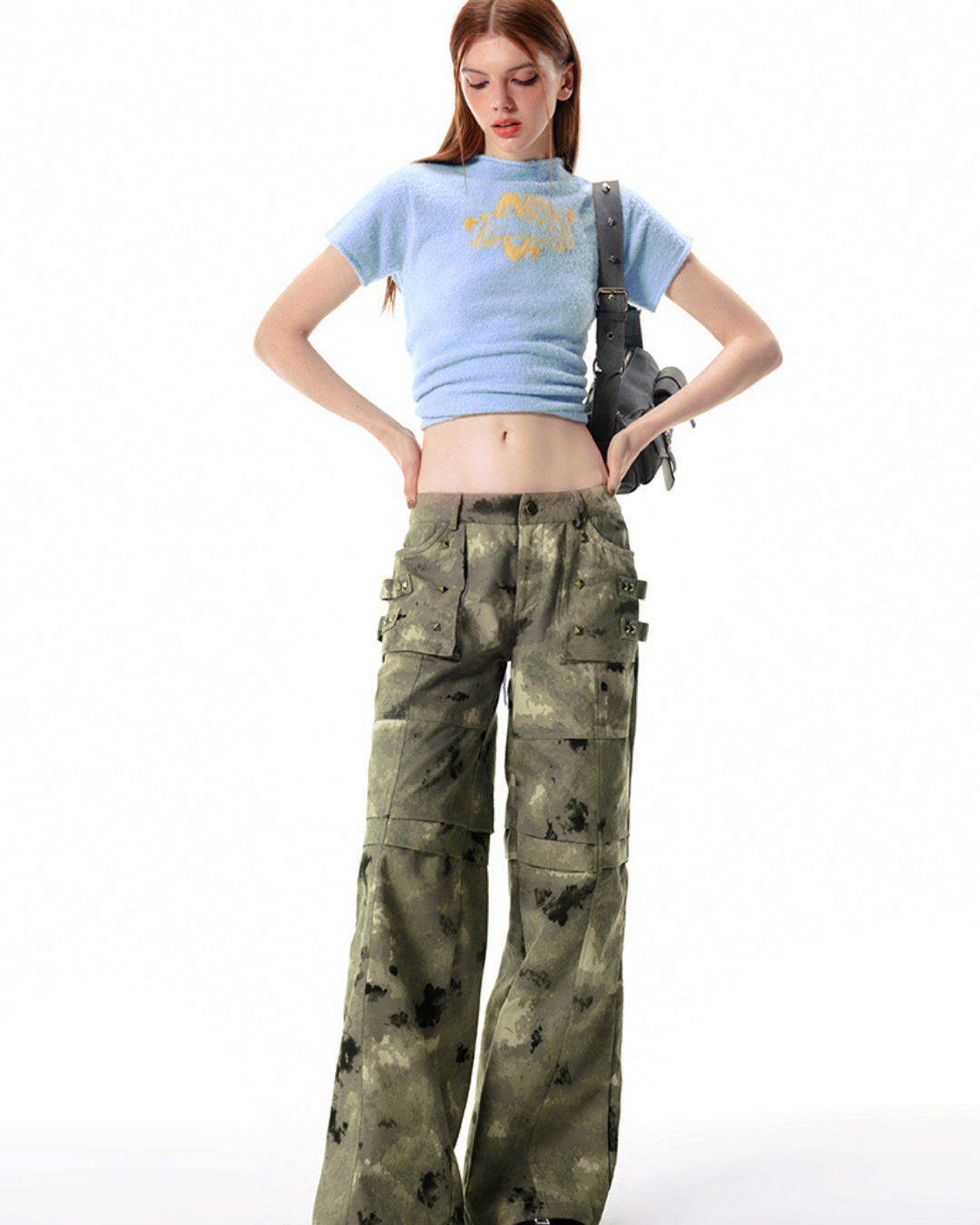 Loose Camouflage Wide Pants VSE0038