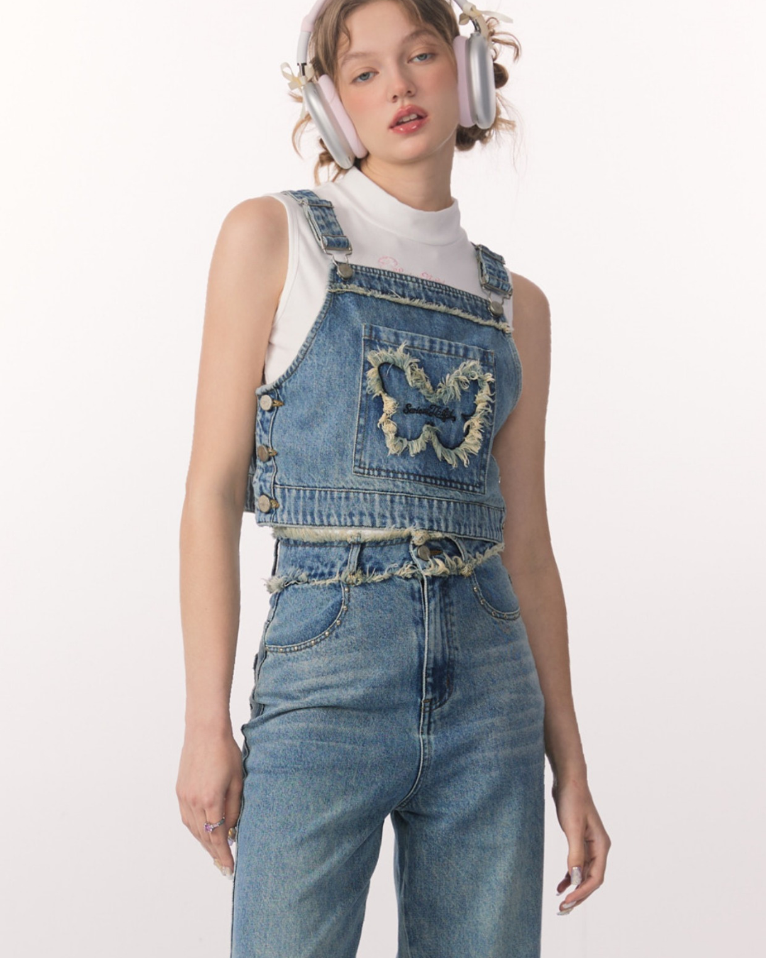 Denim Overalls ZZF0123