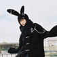 Little Rabbit Plush Scarf Hat CRC0092