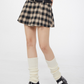 American Retro Checkered Skirt ZZF0055