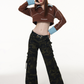 Bicolor Cropped Pullover VSE0004