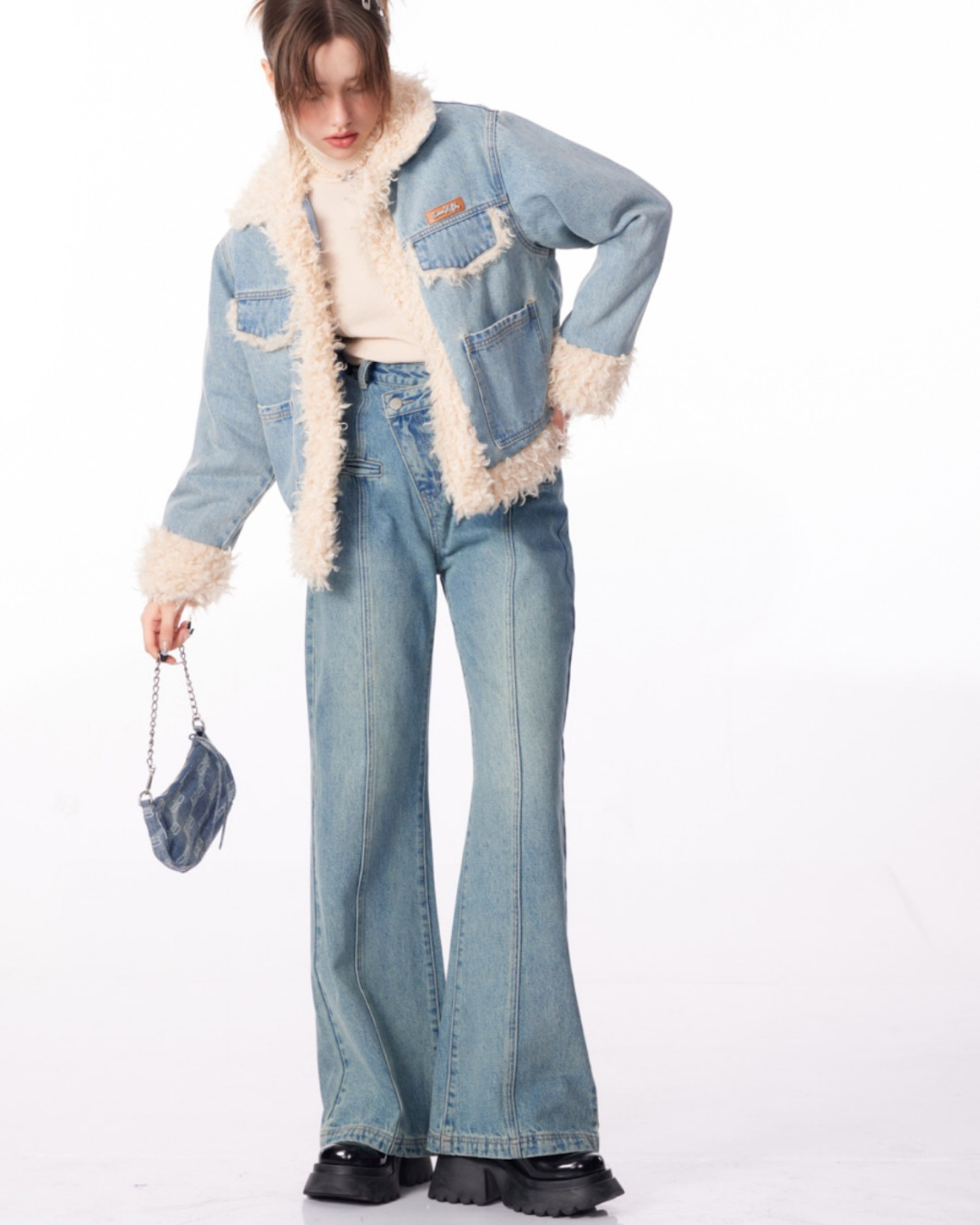 Thick Cotton Denim Coat ZZF0053