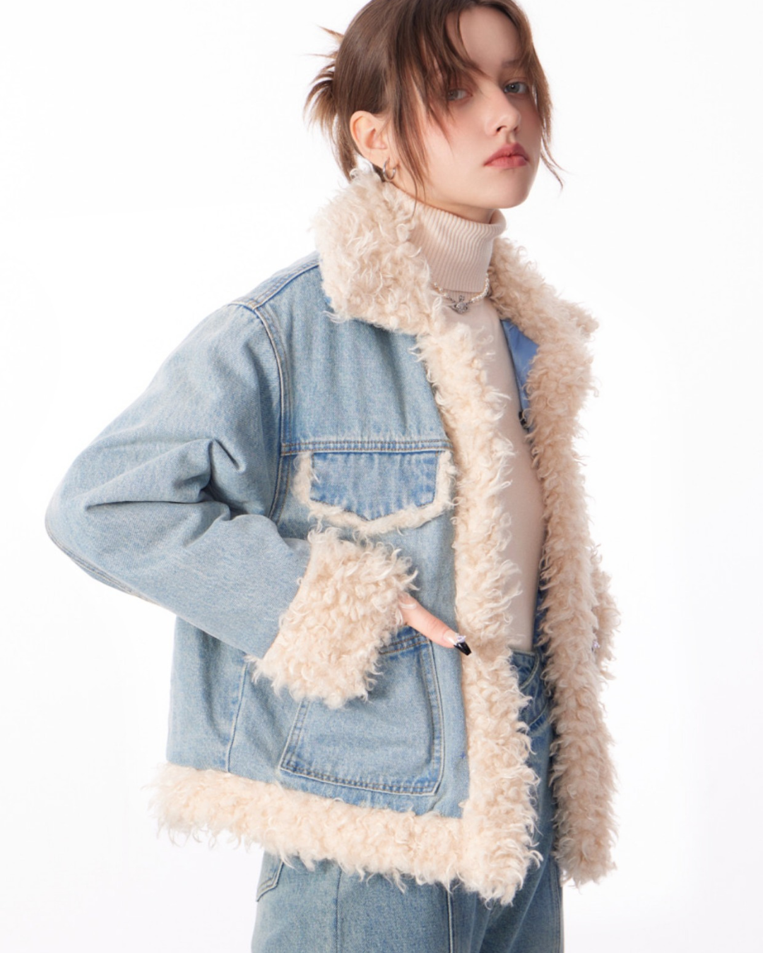 Thick Cotton Denim Coat ZZF0053