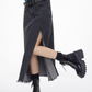 Side Split Long Denim Skirt ZZF0073