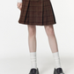 College Style Plaid Jacket & Skirt VSE0015