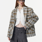Removable Plaid Jacket VSE0013