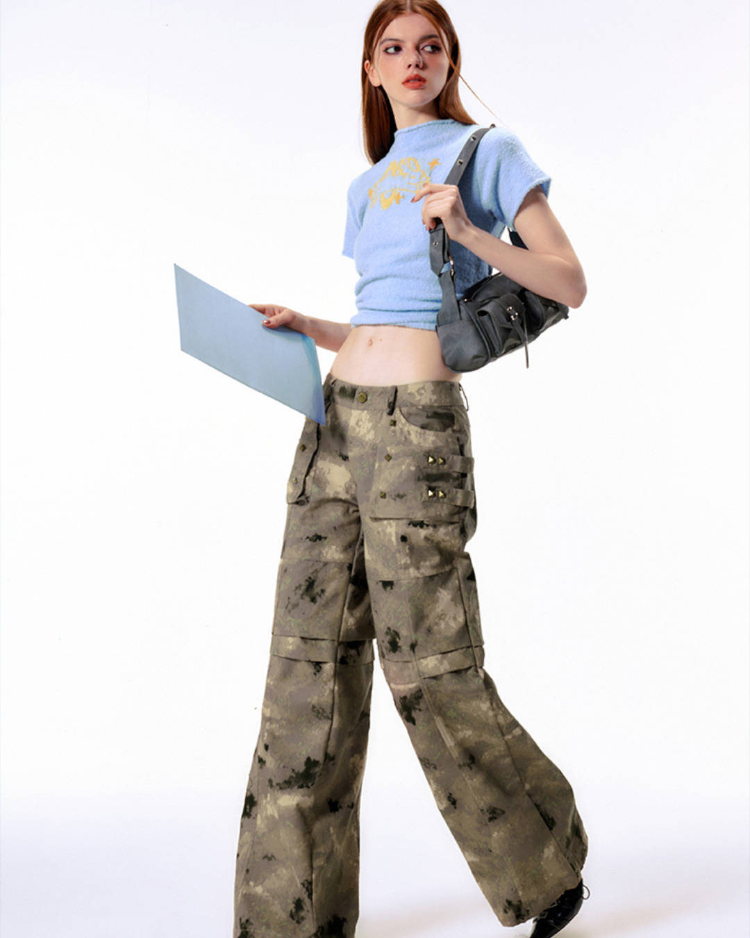 Loose Camouflage Wide Pants VSE0038