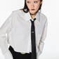 Tie & Pin Short Length Shirt EIT0019