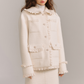 Wool Weave Lazy Jacket & Skirt GOU0094